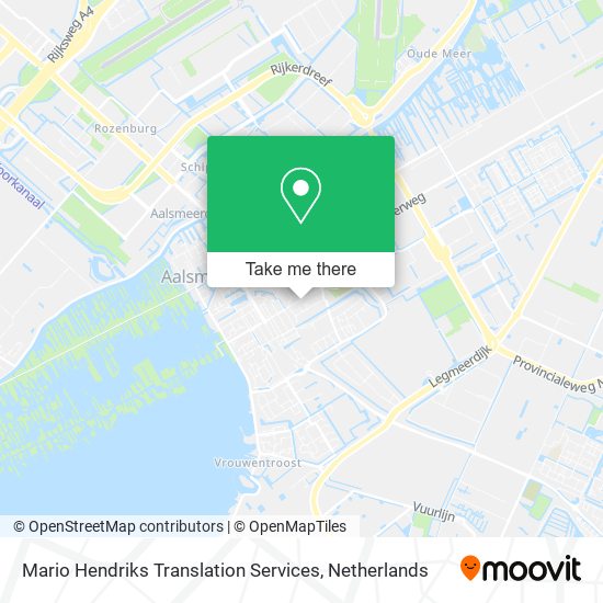 Mario Hendriks Translation Services map