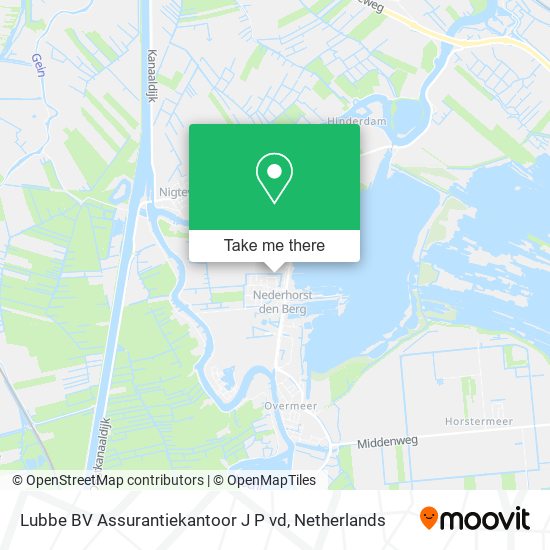 Lubbe BV Assurantiekantoor J P vd map