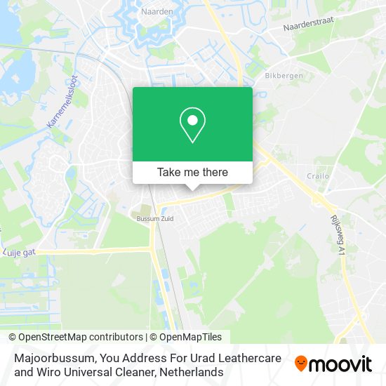 Majoorbussum, You Address For Urad Leathercare and Wiro Universal Cleaner Karte