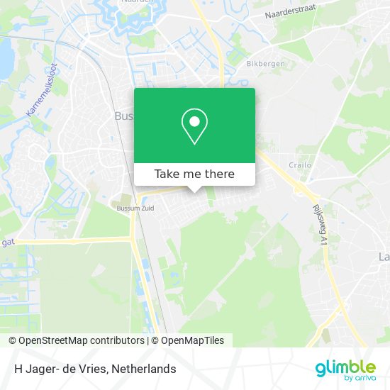 H Jager- de Vries map