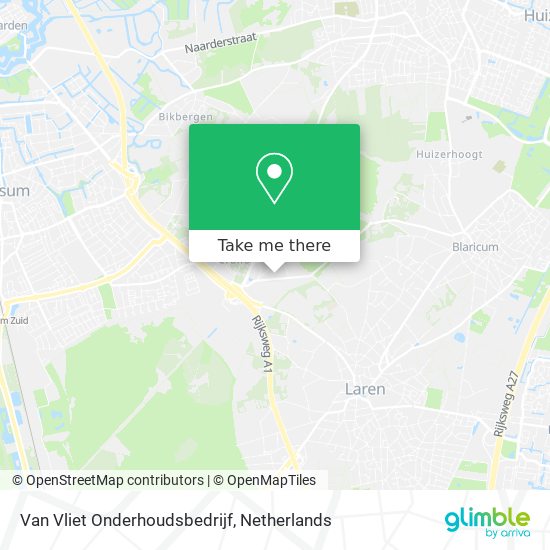 Van Vliet Onderhoudsbedrijf Karte