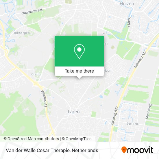 Van der Walle Cesar Therapie map