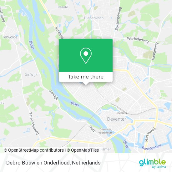 Debro Bouw en Onderhoud map