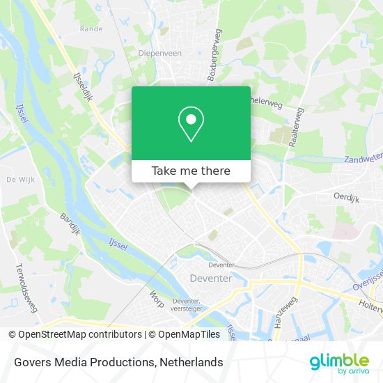 Govers Media Productions map