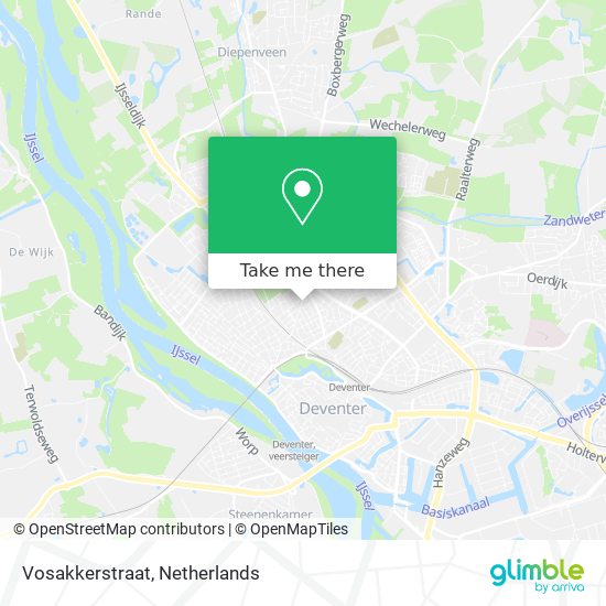 Vosakkerstraat map