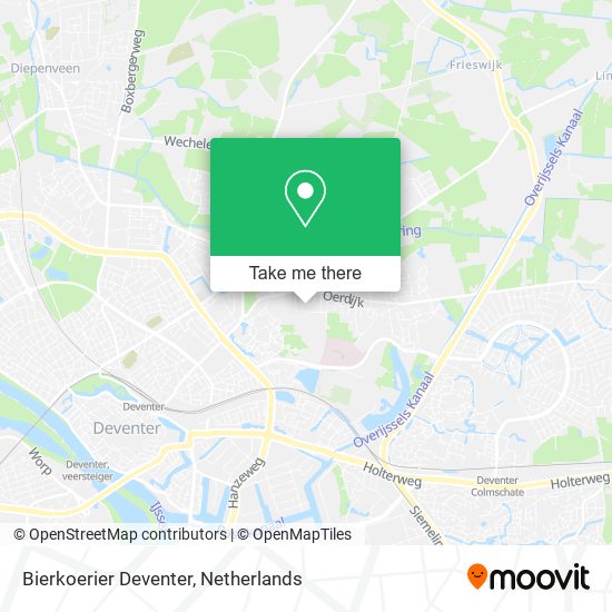 Bierkoerier Deventer map