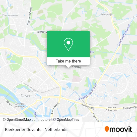 Bierkoerier Deventer map