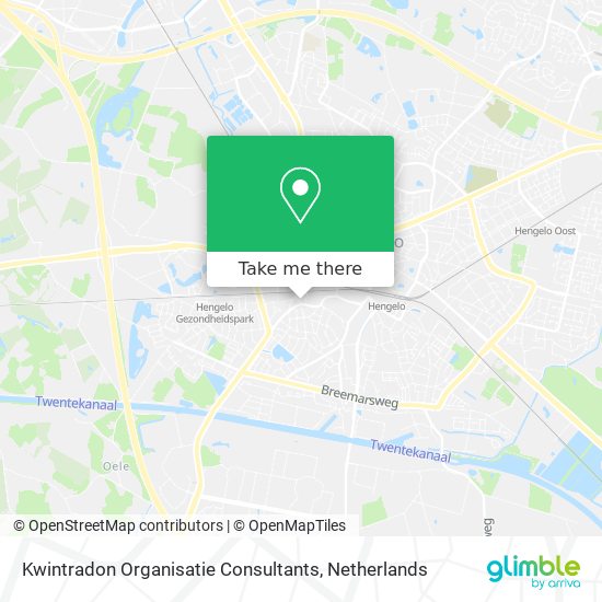 Kwintradon Organisatie Consultants map