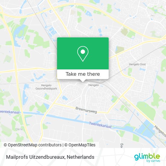 Mailprofs Uitzendbureaux map