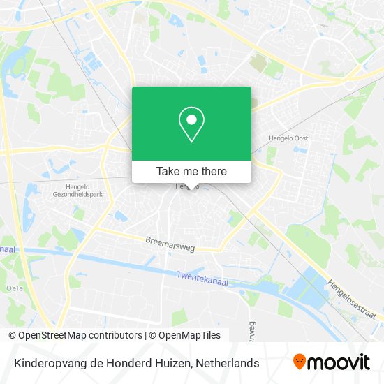 Kinderopvang de Honderd Huizen Karte