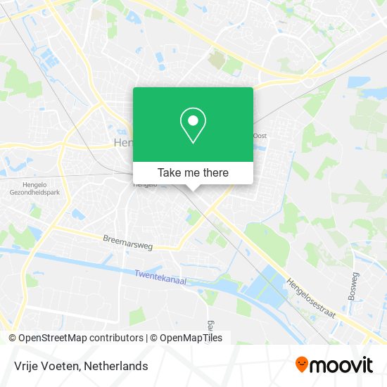 Vrije Voeten Karte