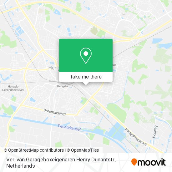 Ver. van Garageboxeigenaren Henry Dunantstr. Karte