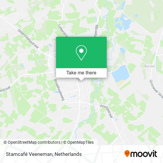 Stamcafé Veeneman map