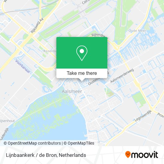 Lijnbaankerk / de Bron Karte