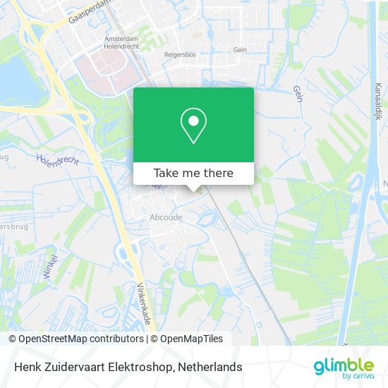 Henk Zuidervaart Elektroshop map