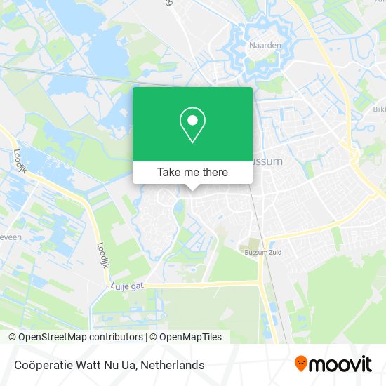 Coöperatie Watt Nu Ua map