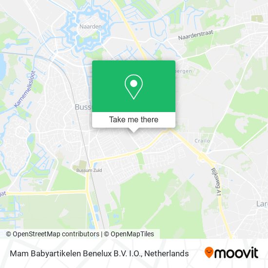 Mam Babyartikelen Benelux B.V. I.O. map