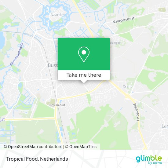 Tropical Food map