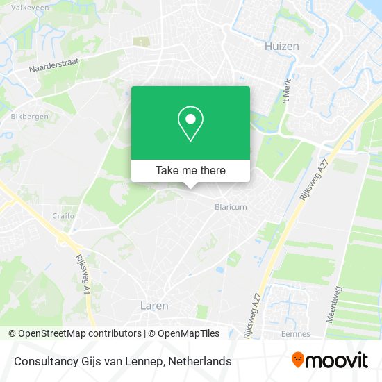 Consultancy Gijs van Lennep map