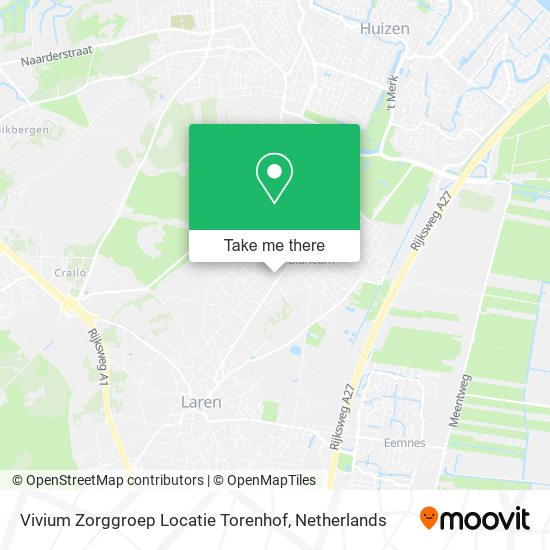 Vivium Zorggroep Locatie Torenhof Karte