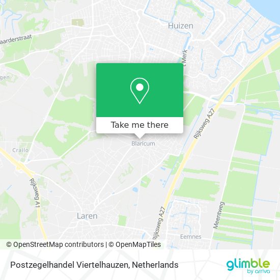 Postzegelhandel Viertelhauzen map