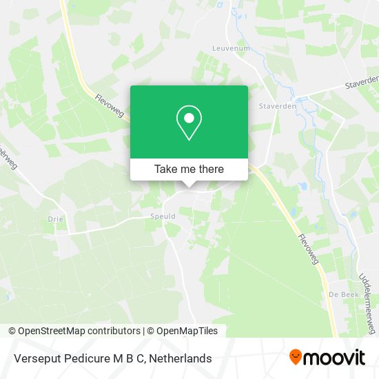 Verseput Pedicure M B C map