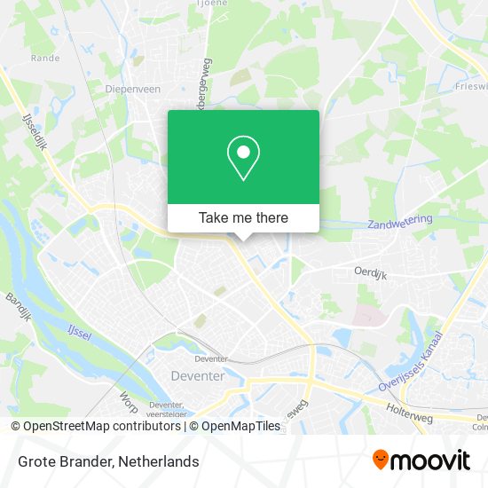 Grote Brander map