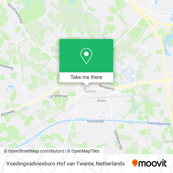 Voedingsadviesburo Hof van Twente Karte