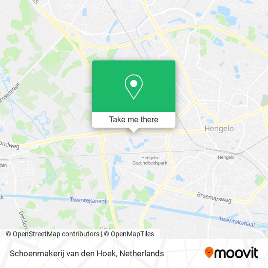 Schoenmakerij van den Hoek map
