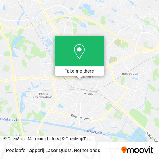 Poolcafe Tapperij Laser Quest map