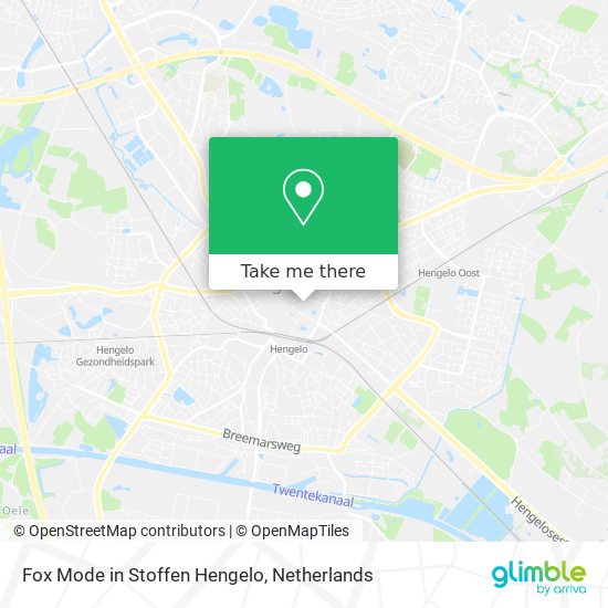 Fox Mode in Stoffen Hengelo map