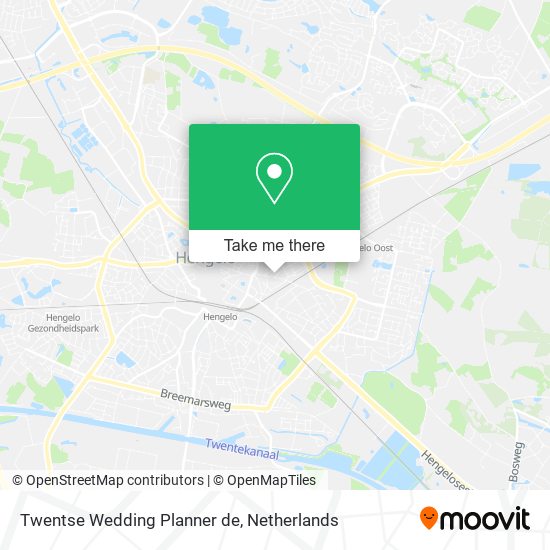 Twentse Wedding Planner de map