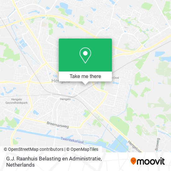G.J. Raanhuis Belasting en Administratie map