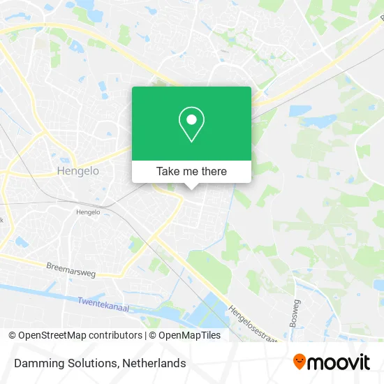 Damming Solutions map