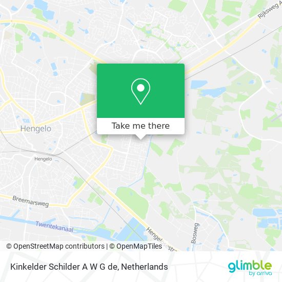 Kinkelder Schilder A W G de map