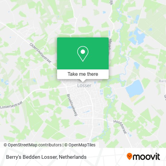 Berry's Bedden Losser map