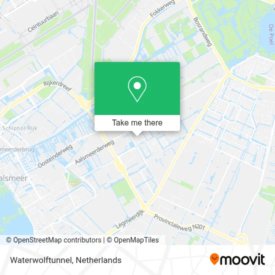 Waterwolftunnel map