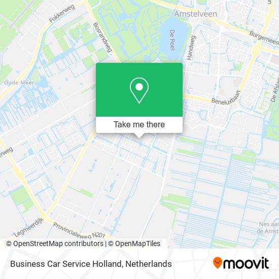 Business Car Service Holland Karte
