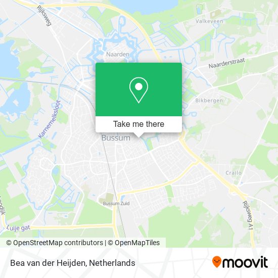 Bea van der Heijden map