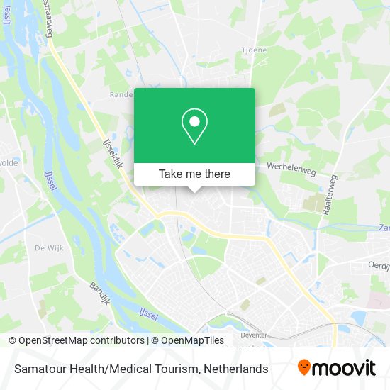 Samatour Health / Medical Tourism map