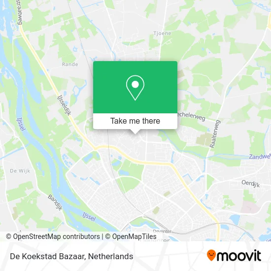 De Koekstad Bazaar map