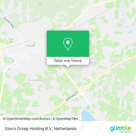 Gino's Groep Holding B.V. map