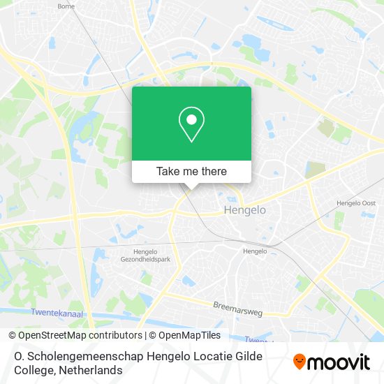 O. Scholengemeenschap Hengelo Locatie Gilde College map