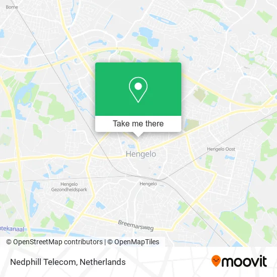 Nedphill Telecom map