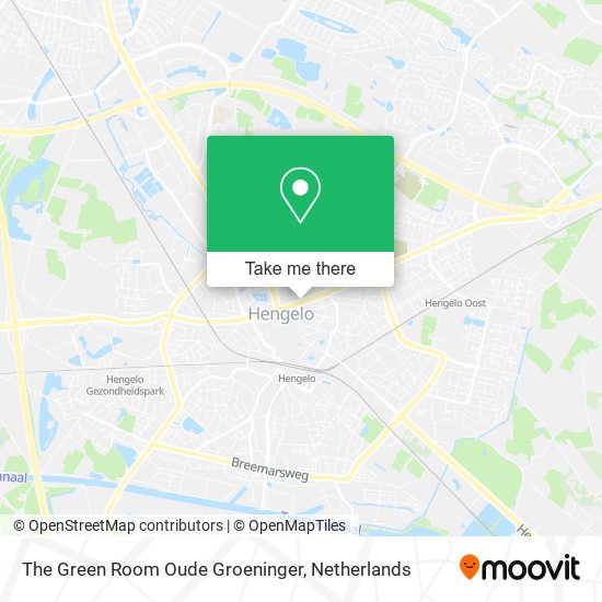 The Green Room Oude Groeninger map