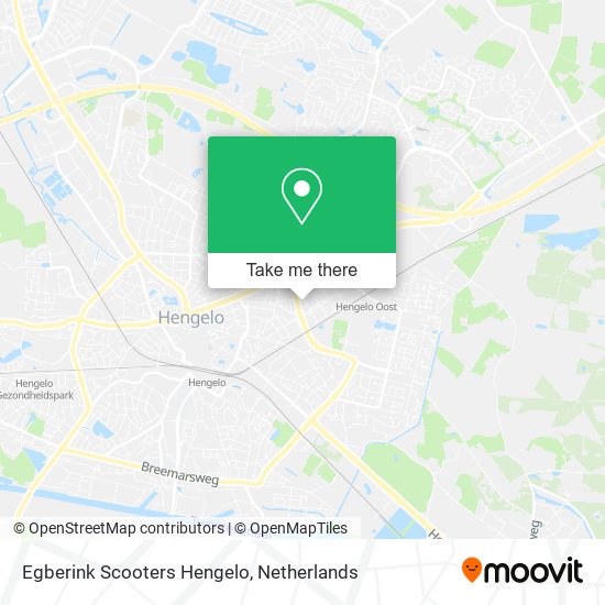 Egberink Scooters Hengelo map