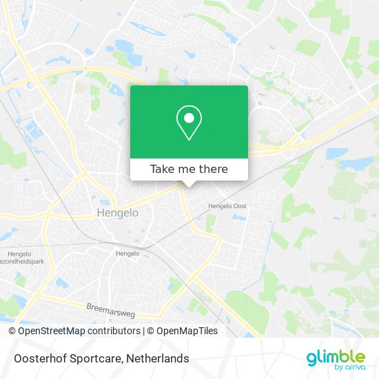 Oosterhof Sportcare map