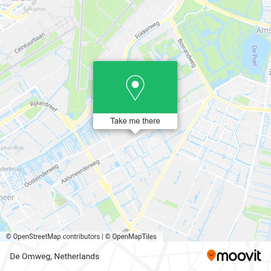 De Omweg map