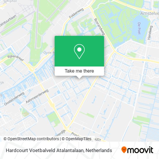 Hardcourt Voetbalveld Atalantalaan map