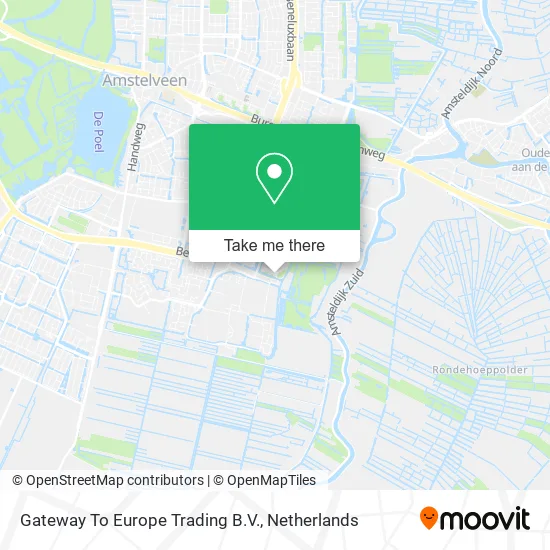 Gateway To Europe Trading B.V. map